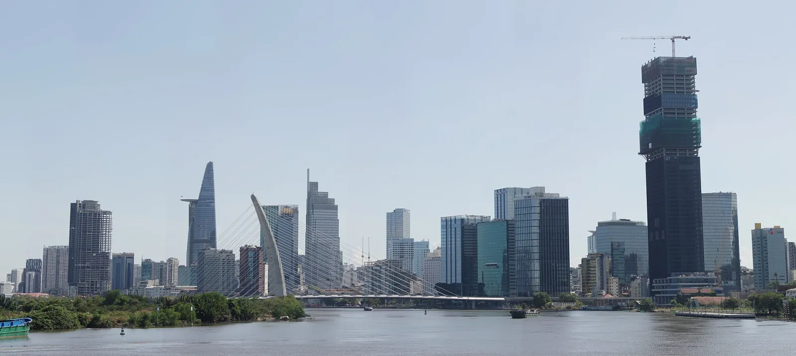 越南胡志明市城市天际线资料图